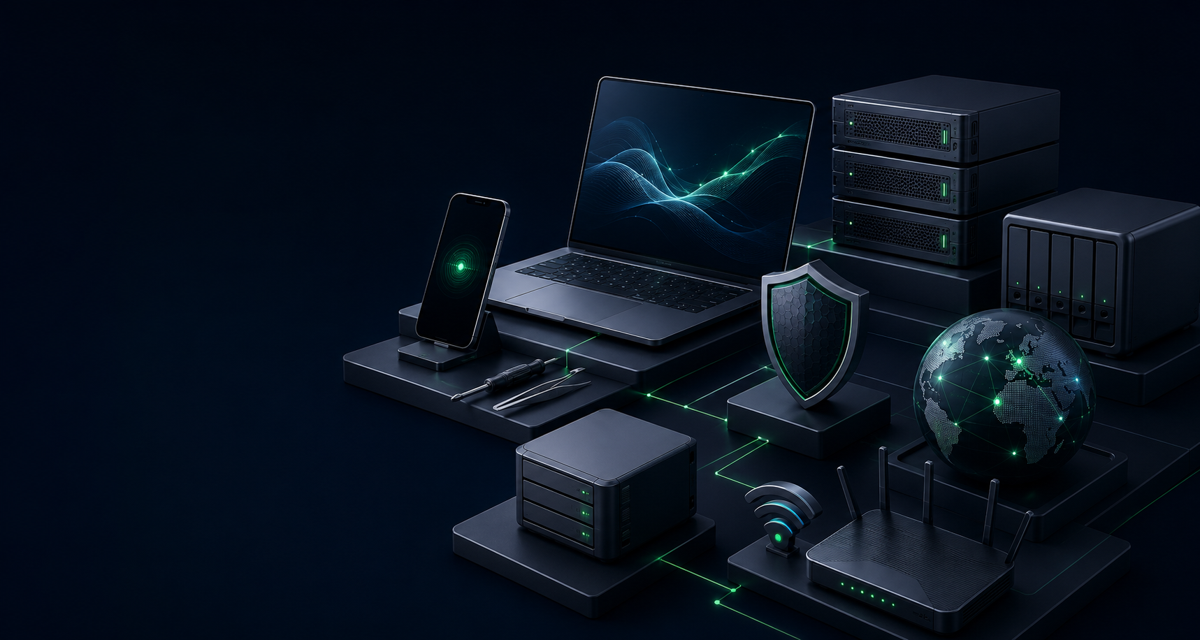 Soluzioni informatiche, connettività e protezione dati